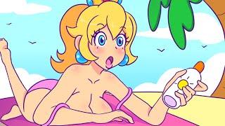 Will Mario Rub Lotion On Peachs Back???