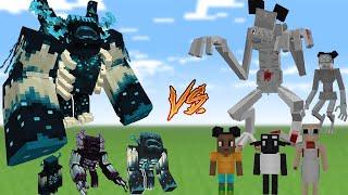 All Mutant Warden Vs Amanda The Adventure in Minecraft