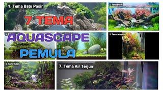 7 Tema Aquascape Pemula