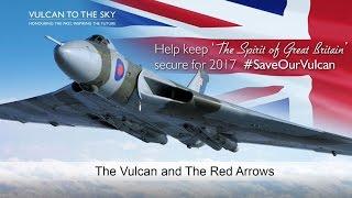 Vucan XH558 with The Red Arrows