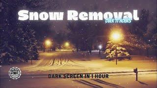 Relaxing Snow Removal Sounds ⨀ Calming Winter Ambience for Deep Sleep