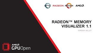 AMD RDNA™ 2 – Radeon™ Memory Visualizer 1.1