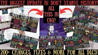 BIGGEST Dont Starve Update In HISTORY Out Now MAJOR Changes Buffs & More - Dont Starve Guide