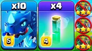 NEW MAX LEVEL ELECTRO DRAGONS ARE EASY at TH 14  Best New TH14 War Attack Strategy for 3 Stars