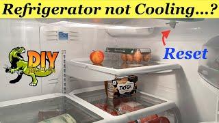 Whirlpool GE Refrigerator not coldcooling - Reset mother board