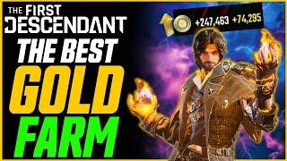 BEST Gold Farm 10M GoldHour  The First Descendant Farming Guide