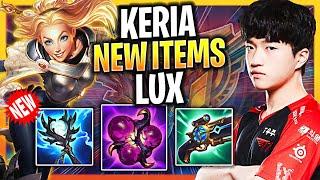 LEARN HOW TO PLAY LUX SUPPORT LIKE A PRO NEW ITEMS T1 Keria Plays Lux Support vs Blitzcrank