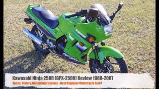 Kawasaki Ninja 250R GPX-250R 1988-2007 Review - Specs History Riding Impressions