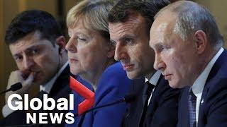 World leaders including Russias Putin meet with Ukraine leader aim to end conflict