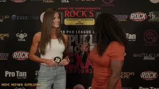 2024 IFBB Republic of Texas Pro Samantha Bartley Interview with Sheilahe Brown