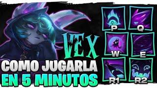  GUÍA VEX S11 CÓMO JUGAR VEX en 5 MINUTOS - COMBOS  RUNAS OBJETOS HABILIDADES TIPS