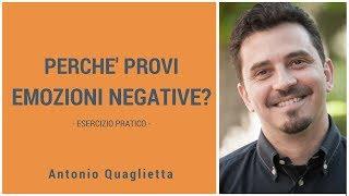 Perché provi emozioni negative? Esercizio pratico