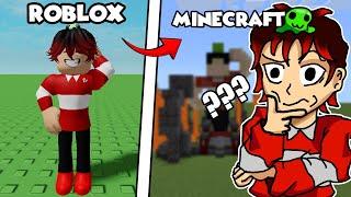 Building our Roblox characters in MINECRAFT