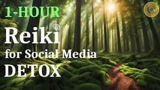 Reiki Energy for SOCIAL MEDIA DETOX Silent wDark Screen One Hour Reiki