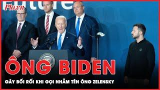 Ông Biden gây bối rối khi ‘lỡ’ gọi nhầm Tổng thống Ukraine Zelensky là ‘Tổng thống Putin’