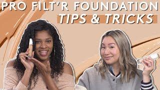 FENTY BEAUTY PRO FILTR FOUNDATION TIPS AND TRICKS