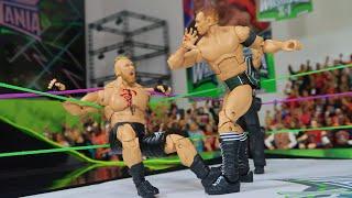 Brock Lesnar vs Gunther - Wrestlemania 11 WWE Action Figure Match