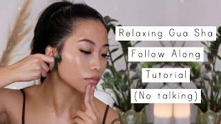 Relaxing Gua Sha Follow Along Tutorial no talking