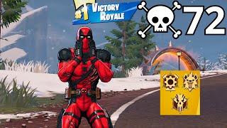 74 Elimination DEADPOOL Solo Vs Squads Zero Build Gameplay Fortnite Chapter 5 Season3