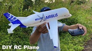 Diy RC Plane Airbus Beluga XL with foam