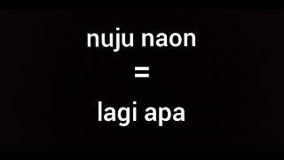 belajar kosa kata bahasa sunda percakapan sehari-hari