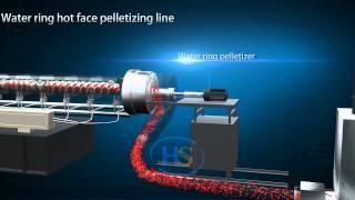 3D video PP PE PET PVC plastic pelletizing line Price