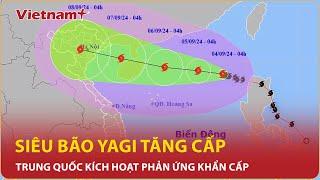 Siêu bão Yagi đổ bộ Trung Quốc kích hoạt phản ứng khẩn cấp đóng cửa trường học hoãn chuyến bay