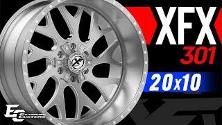 20x10 XF Offroad XFX-301 wheels   27555R20 Toyo Open Country ATII