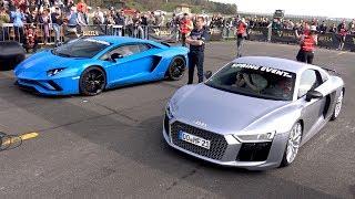 Audi R8 V10 Plus vs Lamborghini Aventador S