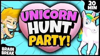  Unicorn Hunt Party  Brain Break  Bear Hunt  Cupid Hunt  Freeze Dance