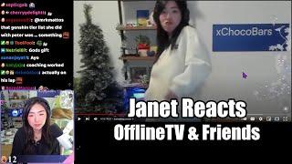 Janet Reacts I am SUING the OfflineTV & Friends Editors Reacting to My Dancing Clip Remix