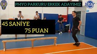 PMYO 2022 GÜNCEL PARKUR 45 SANİYE  75 PUAN #pmyo #pomem #bekçilik