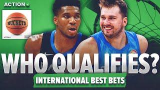 Bet Giannis Antetokounmpo & Greece to Qualify in 2024 Olympics  Olympic Basketball Picks  Buckets