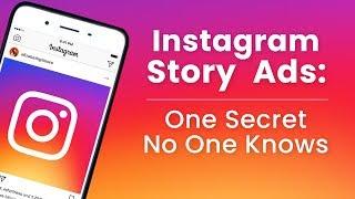 Instagram Story Ads One Secret No One Knows - Social Media Minute