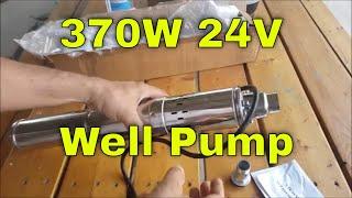 DIY 24v solar water well pump for pond using Trina panels from Santan Solar