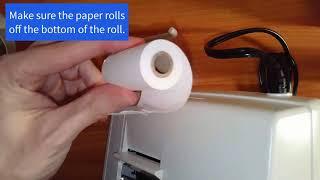 Paper Roll Replacement for a Desktop Calculator and unboxing