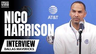 Nico Harrison Discusses Dallas Drafting Melvin Ajinca from France & Luka Doncic Playing for Slovenia