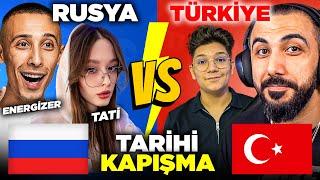 TÜRKİYE VS RUSYA  ÜLKELER ARASI YOUTUBERLARA KARŞI TARİHİ TURNUVA  PUBG MOBILE