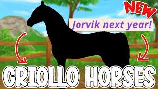 NEW *CRIOLLO HORSE* SPOILERS IN STAR STABLE