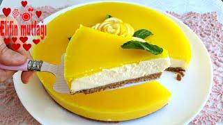 LİMONLU CHEESECAKE TARİFİ  çizkek TADAN HERKESİN ÇOK BEĞENDİĞİ HARİKA LEZZET