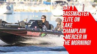 Bassmaster Elite Series Day 1 on Lake Champlain - Mercer in the Morning 