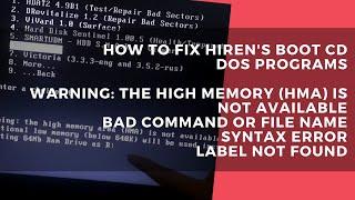 Fix The high memory HMA is not available  HBCD 15.2