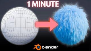 Create FurHair in Blender in 1 Minute