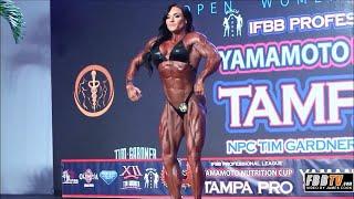 Female Bodybuilder Helle Trevino - 2019 IFBB Tampa Pro - Prejudging