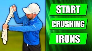 Stop Hitting Behind the Golf Ball - Try This Simple Golf Swing Tip