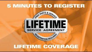 What is the RIDGID Lifetime Service Agreement LSA