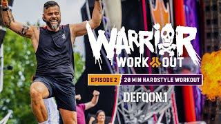 Warrior Workout  EPISODE 2  20 MIN Full Body Hardstyle Workout  Defqon.1 2022 - UV