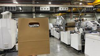 To USA  B330 Die Cut Patch Handle Paper Bag Making Machine