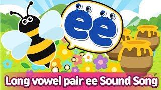 Long vowel pair EE Sound Song l Phonics for English Education