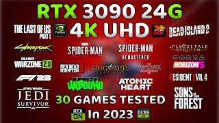 RTX 3090 in 4K UHD  30 Games Tested in 2023